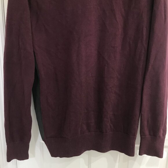Guess 1/4 Zip Mock Neck Ribbed Pullover Sweater XL - Picture 10 of 10